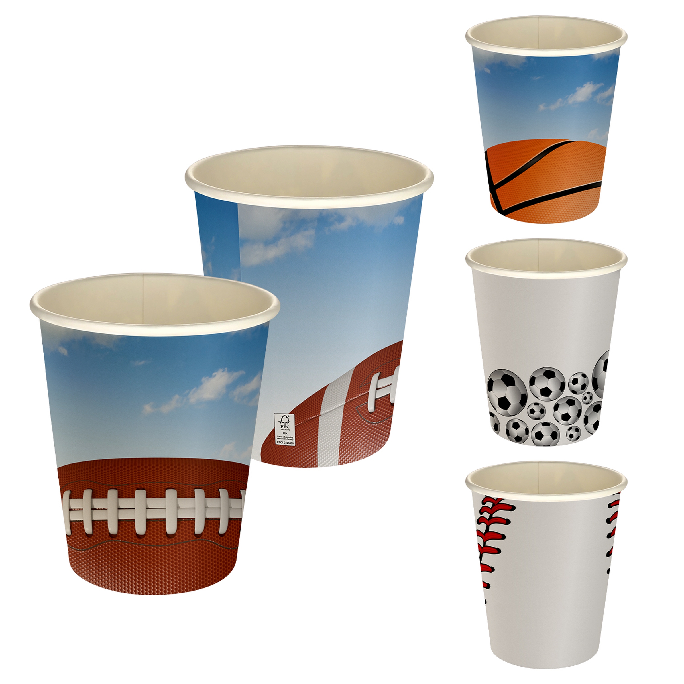 5 oz Full Color Sporty Paper Cup 1
