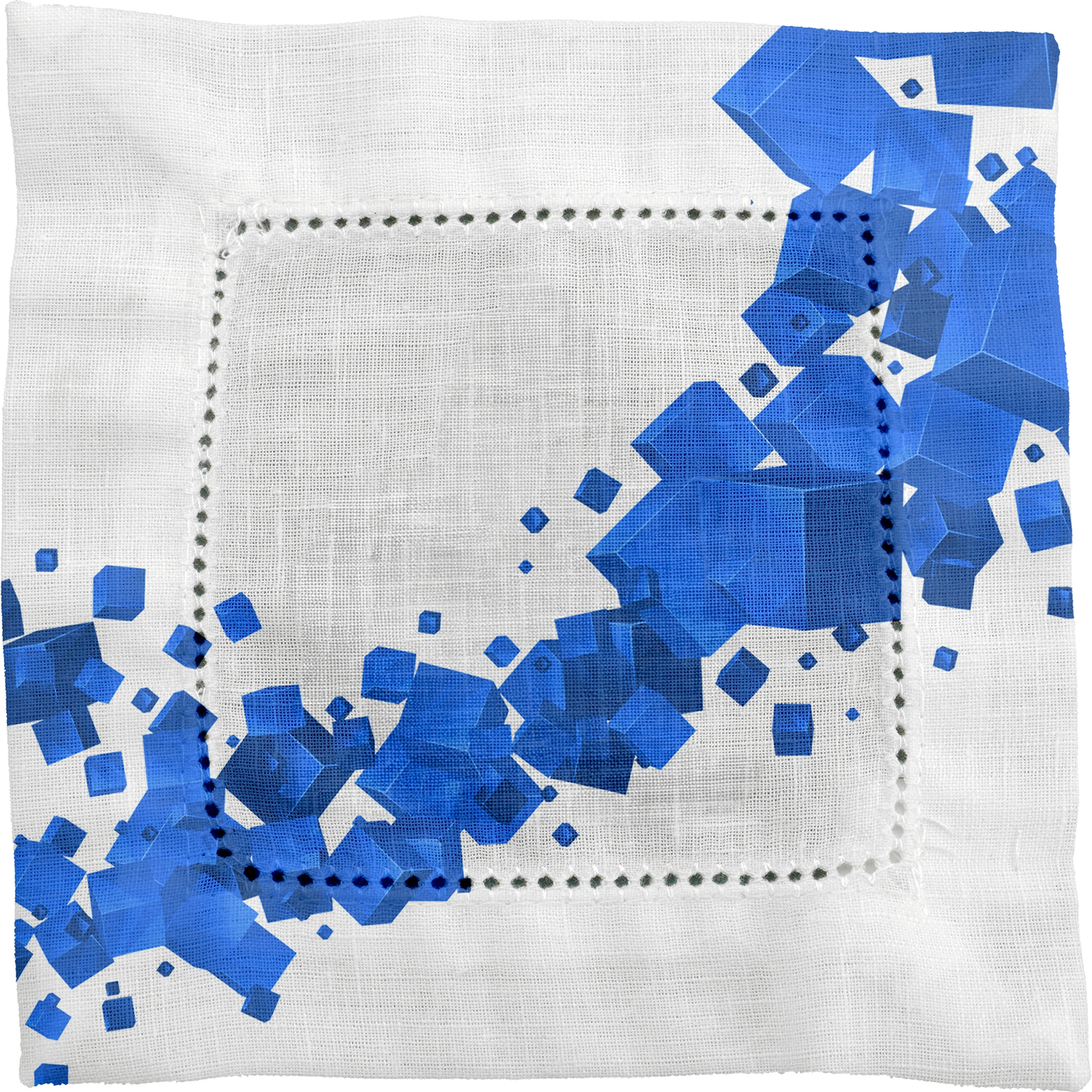 Floating Cubes Fabric Napkin 1