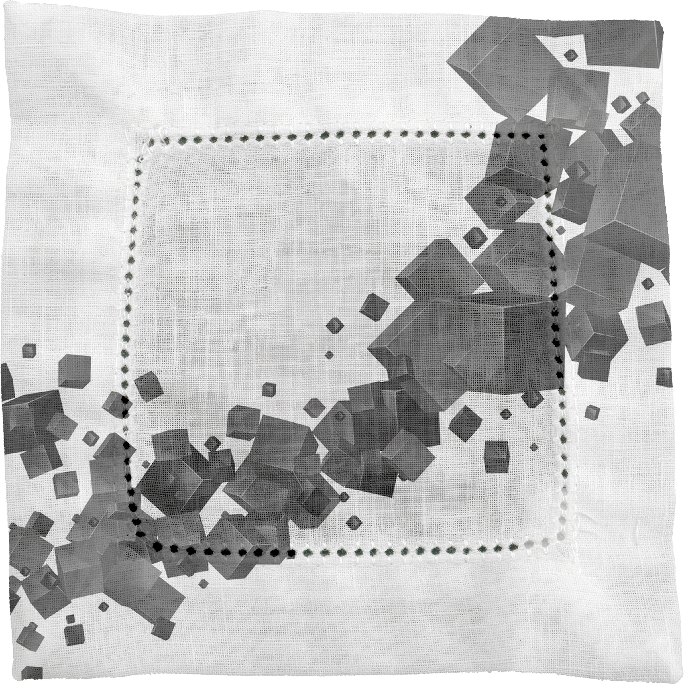 Floating Cubes Fabric Napkin 1
