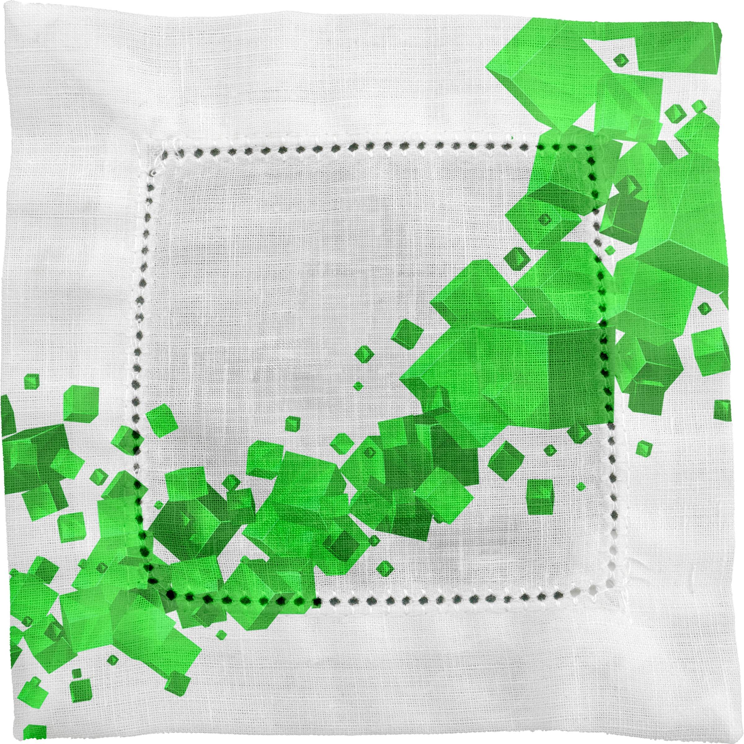Floating Cubes Fabric Napkin 1