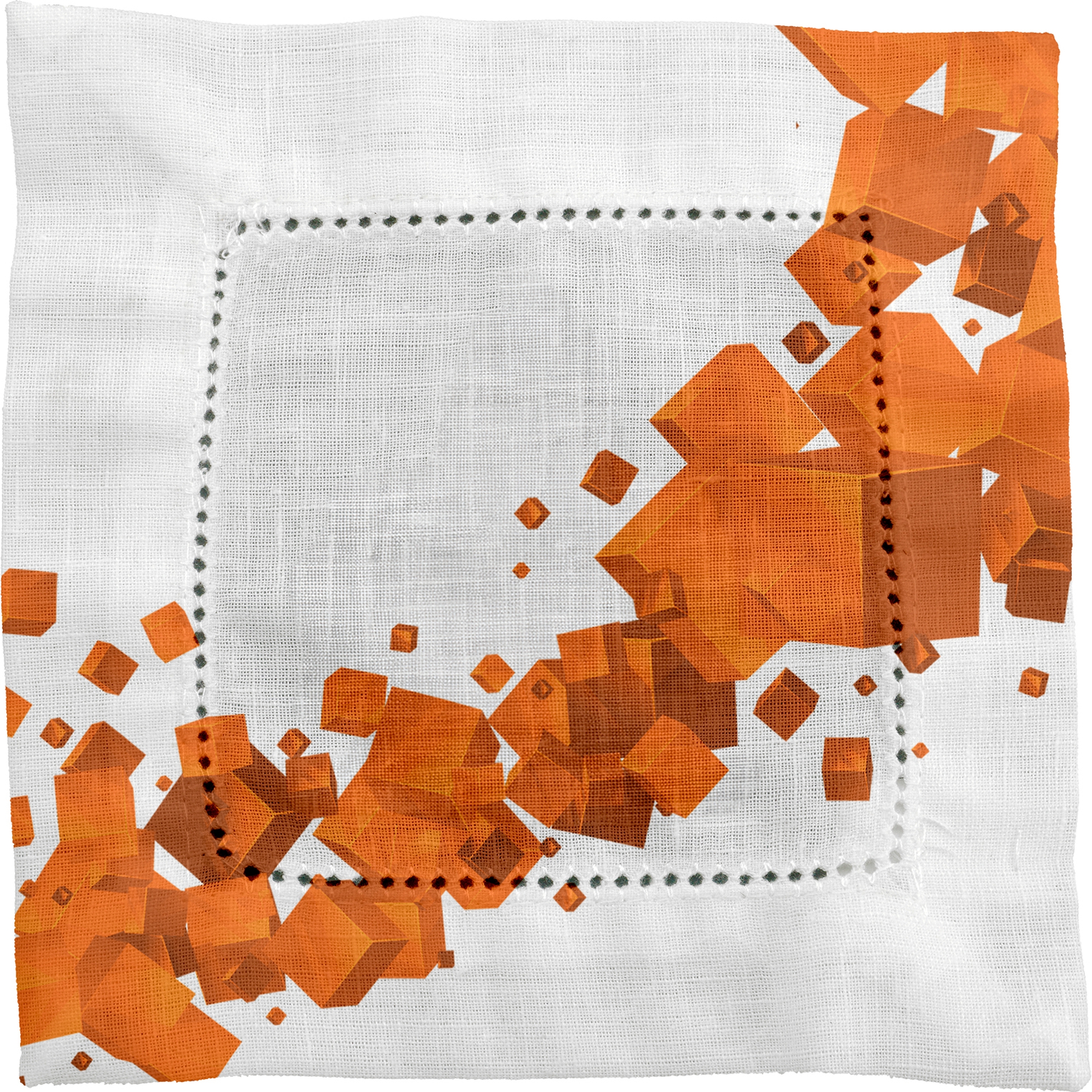 Floating Cubes Fabric Napkin 1