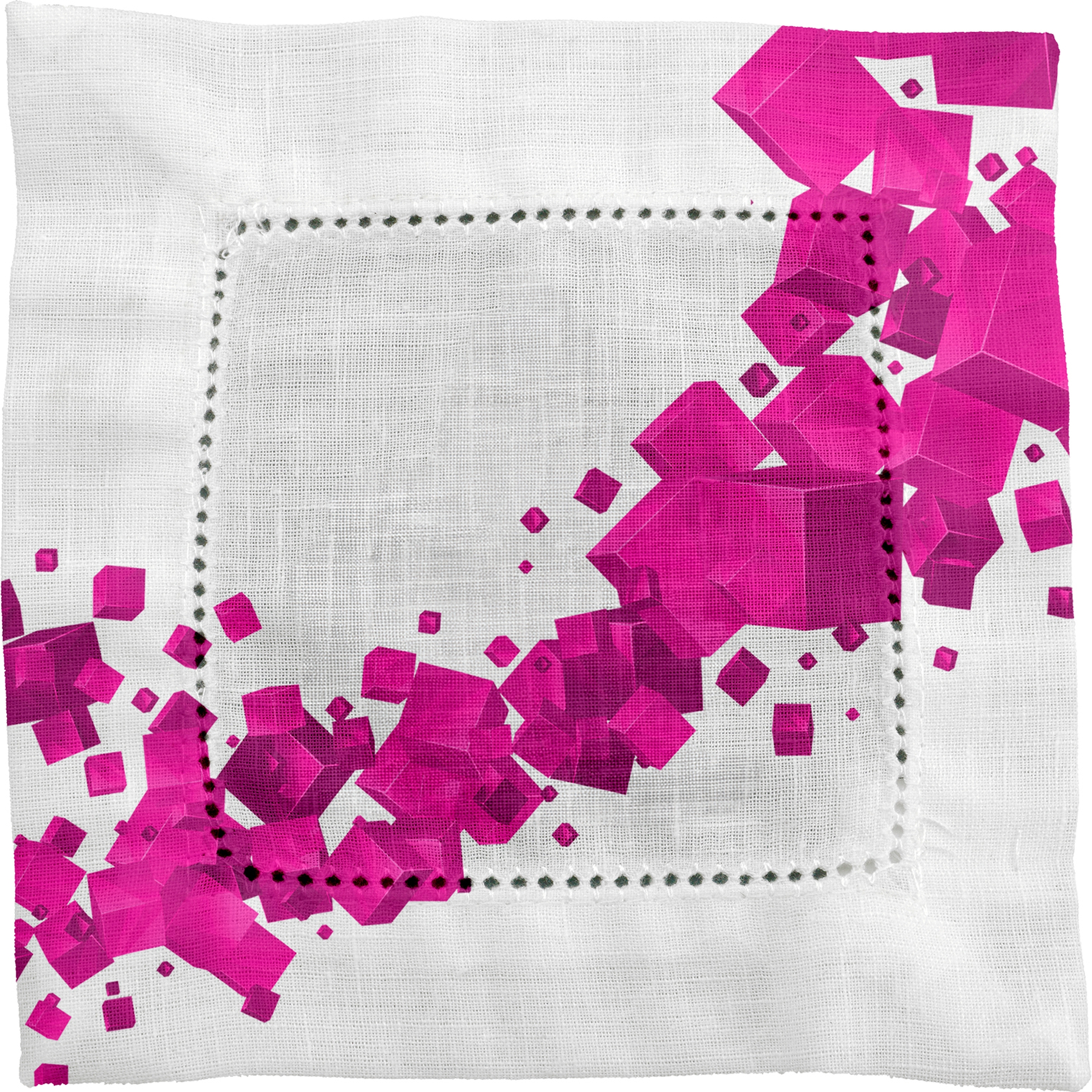 Floating Cubes Fabric Napkin 1