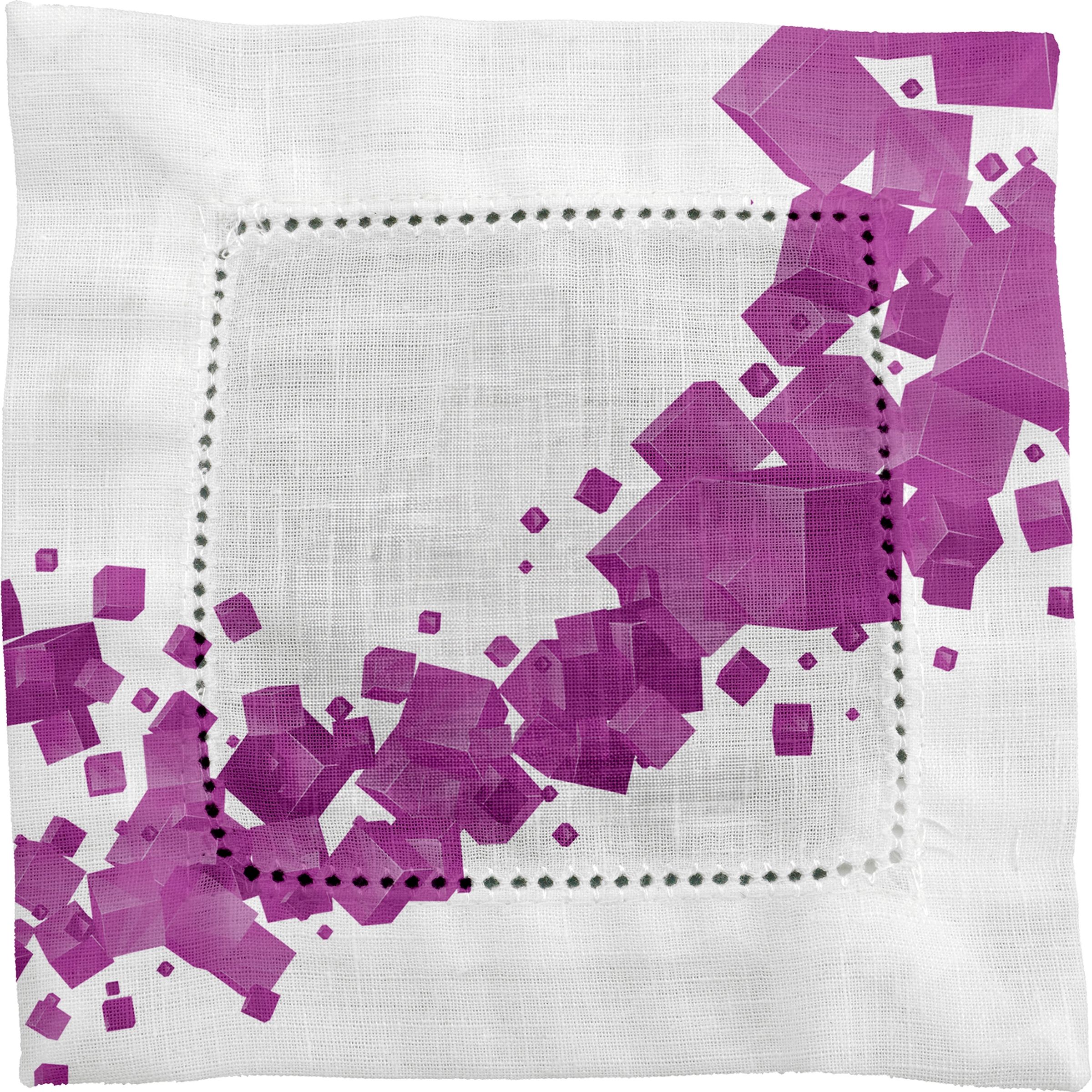 Floating Cubes Fabric Napkin 1