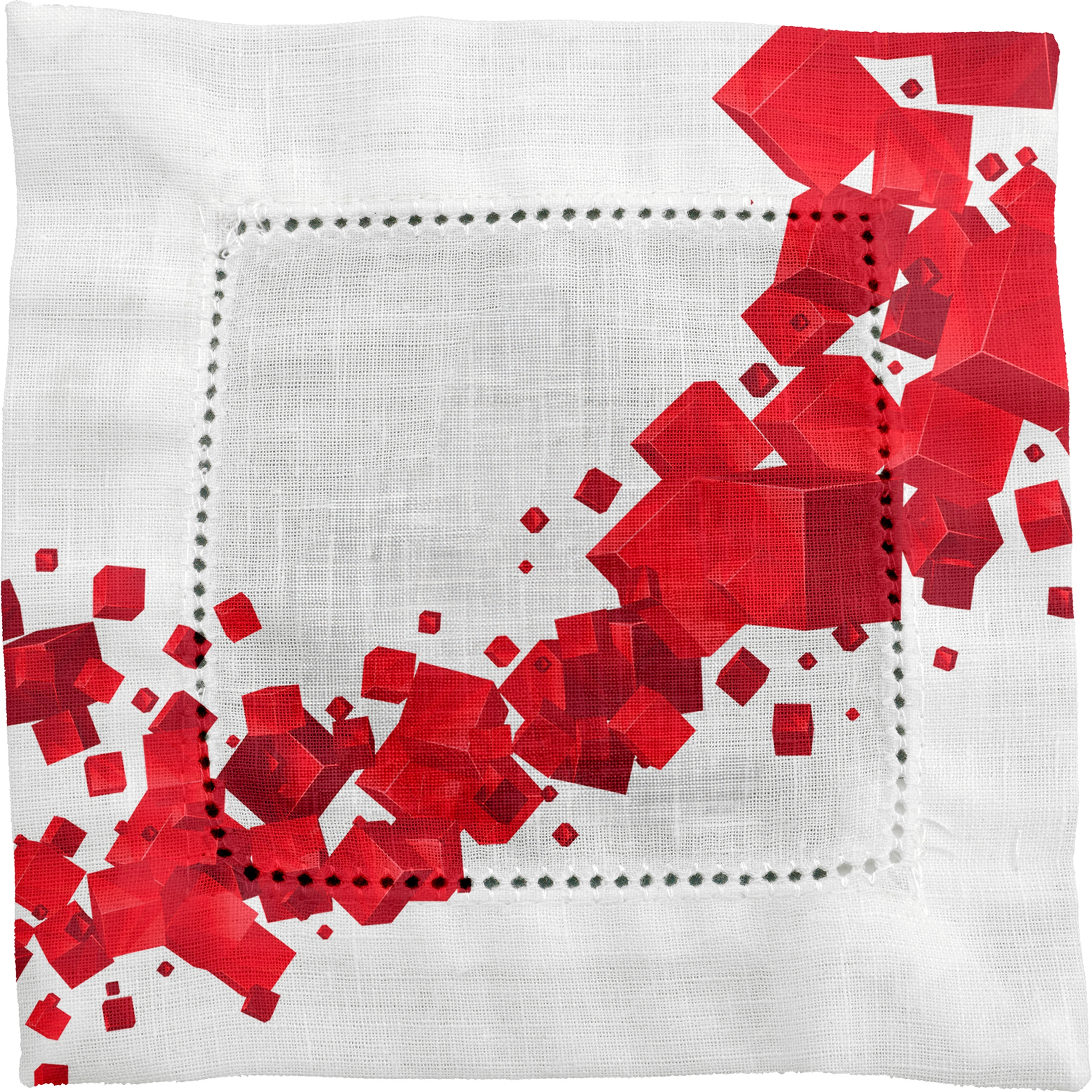 Floating Cubes Fabric Napkin 1