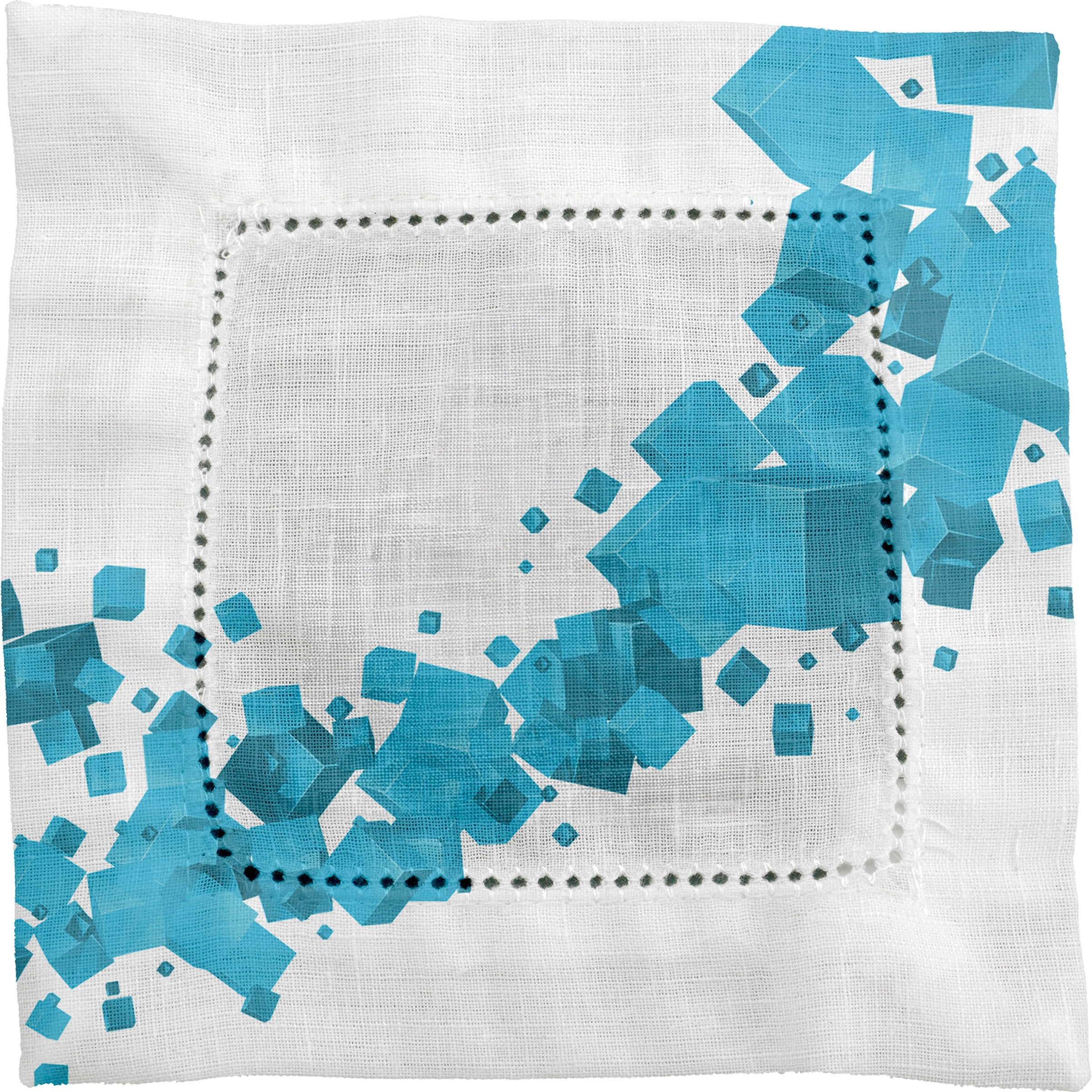 Floating Cubes Fabric Napkin 1