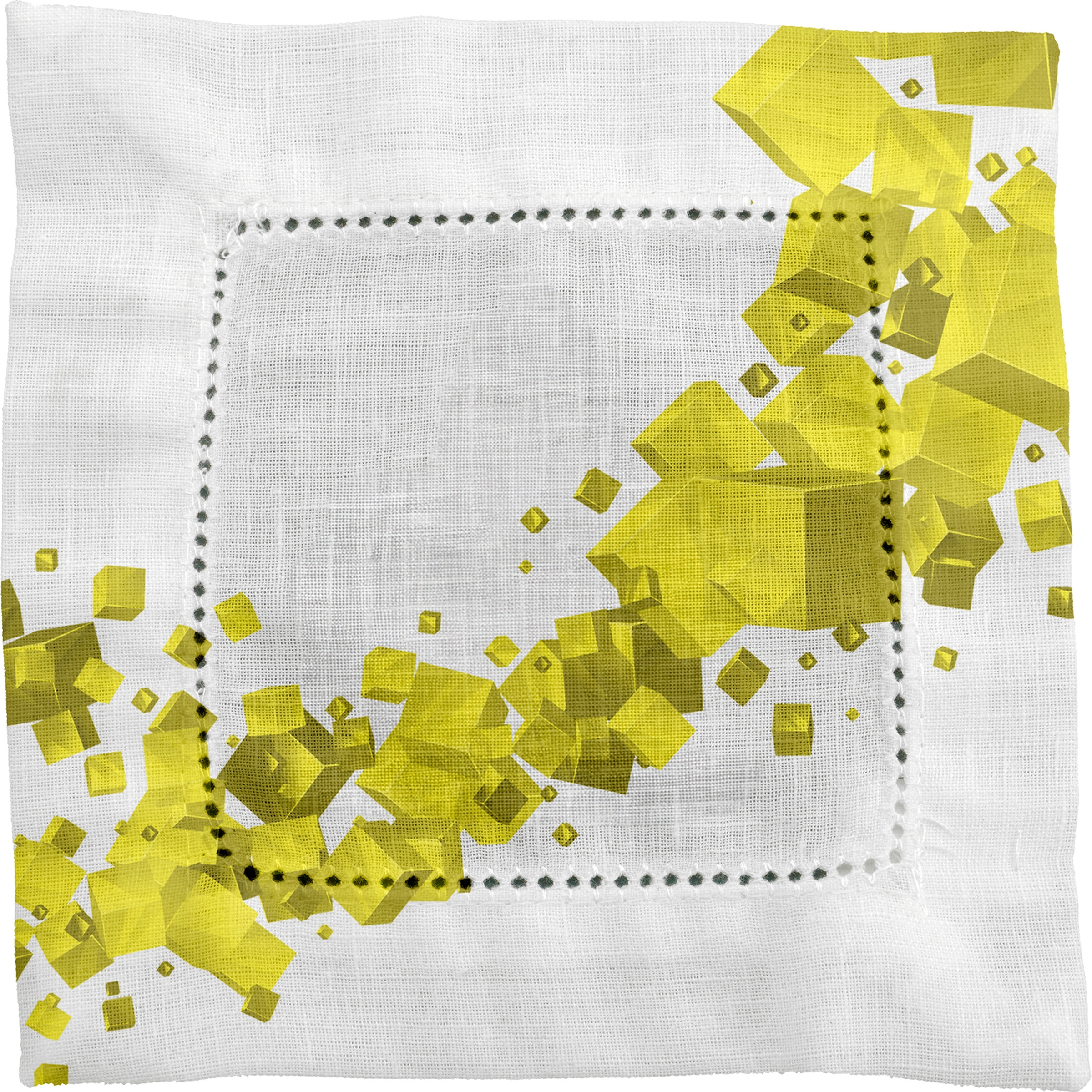 Floating Cubes Fabric Napkin 1