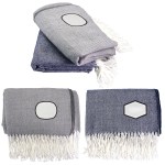 Fringed Emblem Throw Blanket 2 Fringed Emblem Throw Blanket 2