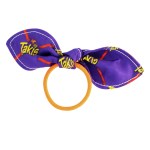 Full Color Bow Hair Tie - Orange Full Color Bow Hair Tie - Orange
