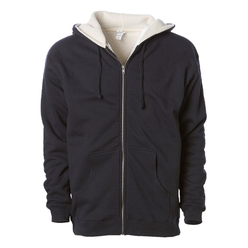 Independent Trading Co. Sherpa Lined Zip Hooded Sweatshirt 2 Independent Trading Co. Sherpa Lined Zip Hooded Sweatshirt 2