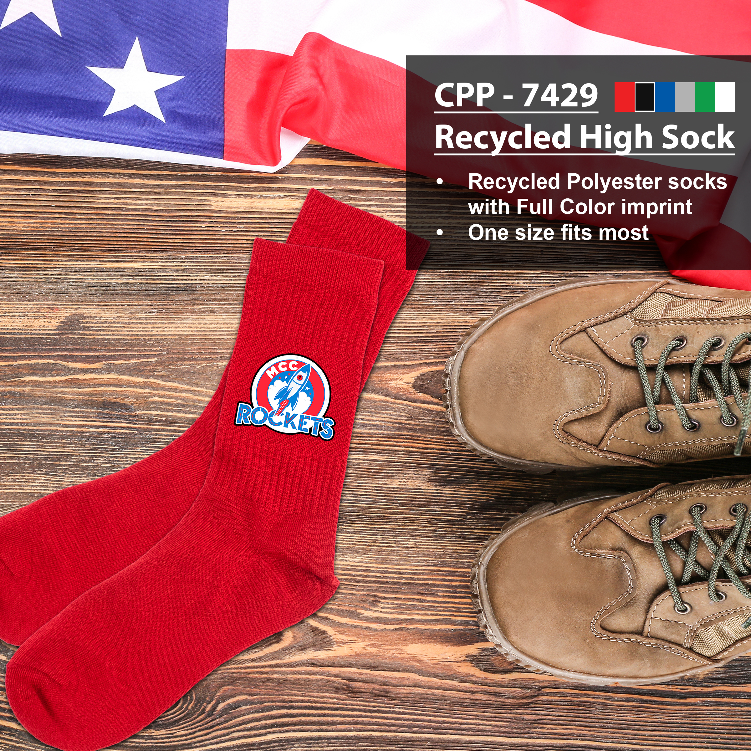 Recycled High Socks 1