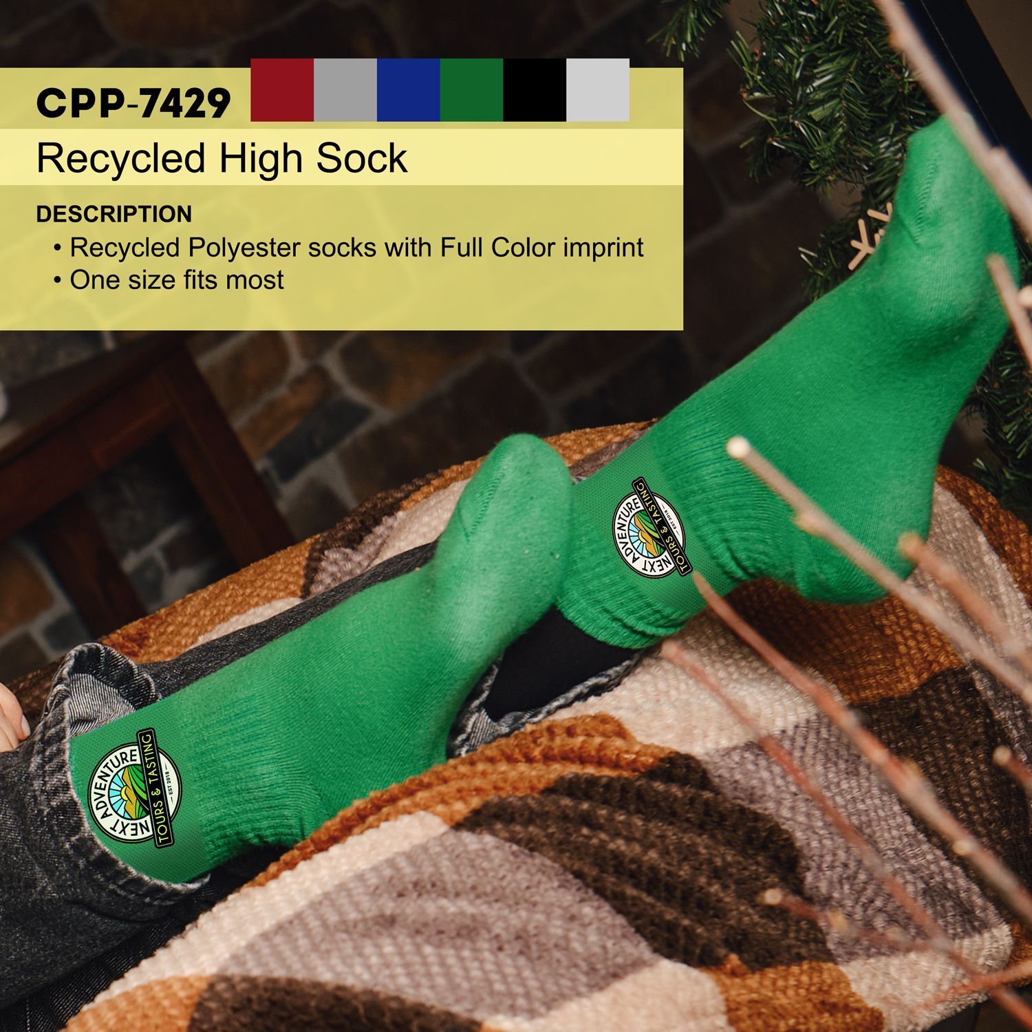 Recycled High Socks 1