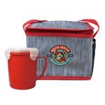 Soup Mug Cooler Set - Red Soup Mug Cooler Set - Red