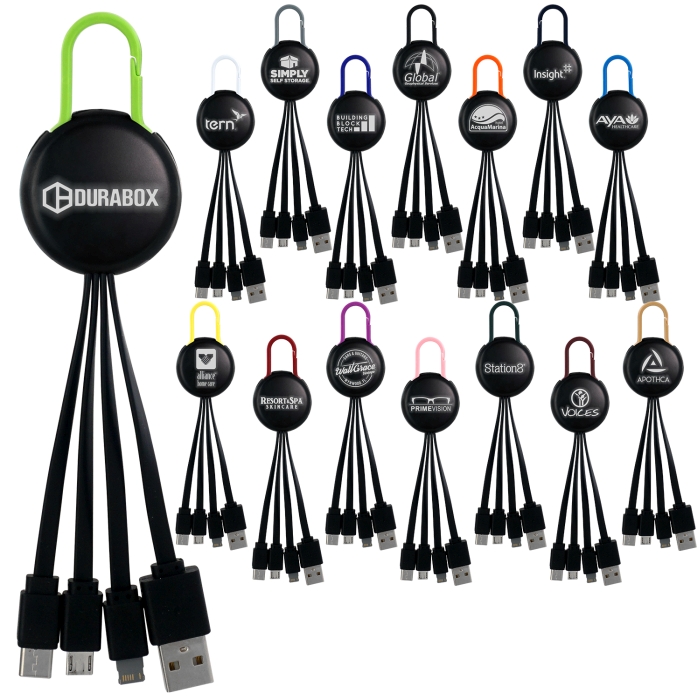 Light Up Logo Clip 3" 1 Charging Cable 1