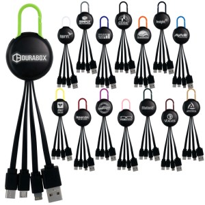 Light Up Logo Clip 3" 1 Charging Cable 1 Light Up Logo Clip 3" 1 Charging Cable 1