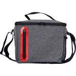 Oval Line Lunch Cooler - Red-Blank Oval Line Lunch Cooler - Red-Blank
