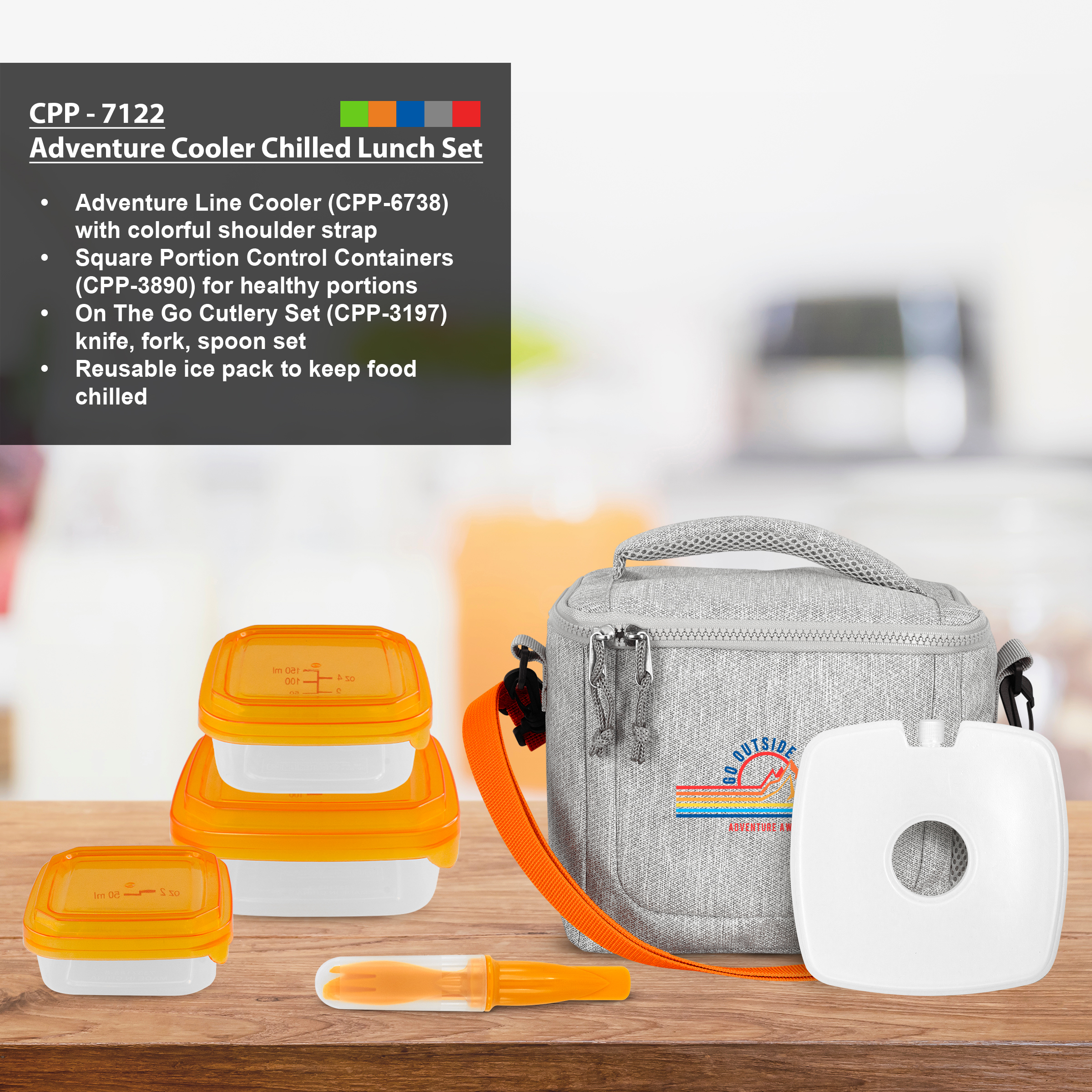 Adventure Cooler Chilled Lunch Set 1