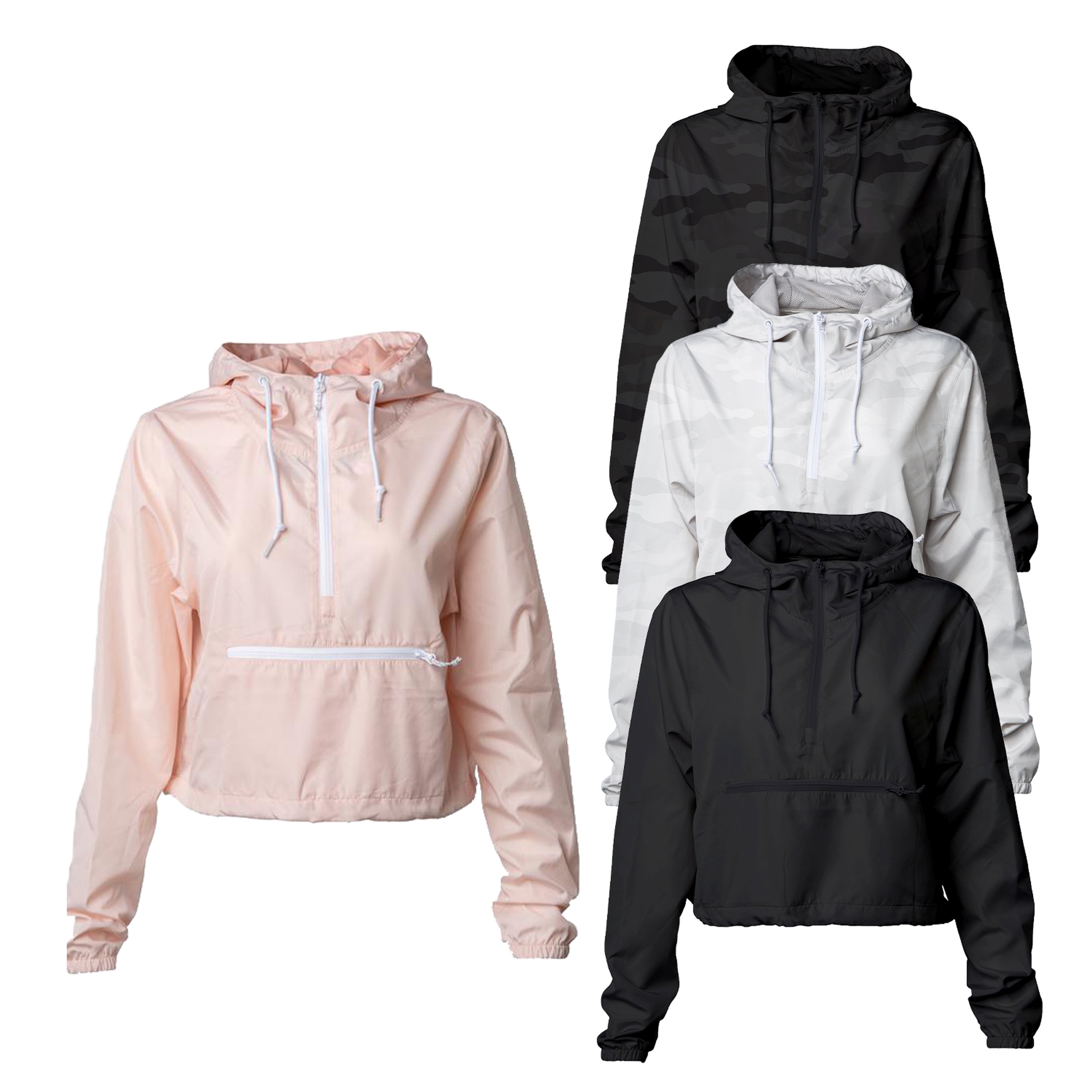Women%27s Lightweight Crop Windbreaker 1