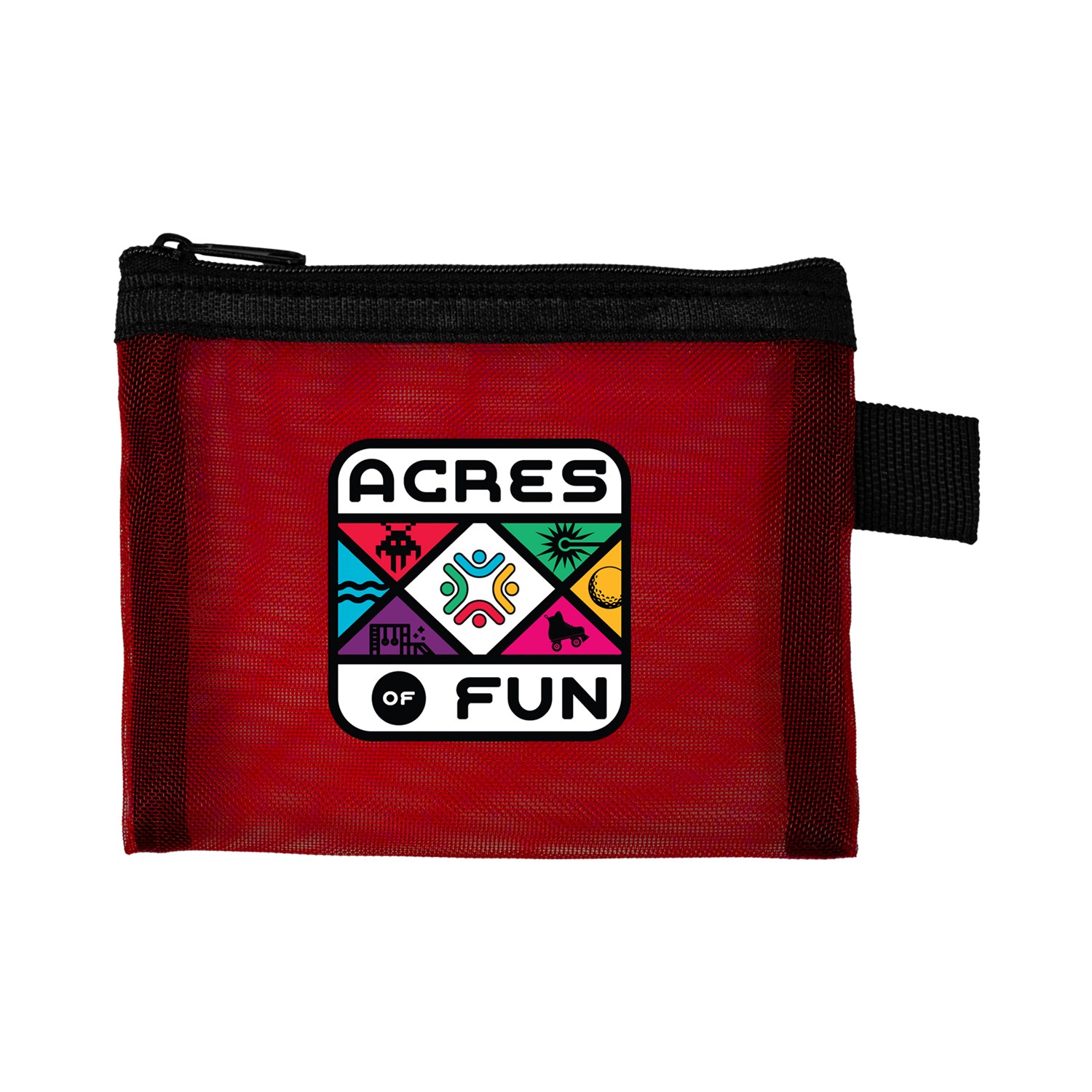 Recycled Mesh Zip Pouch 1