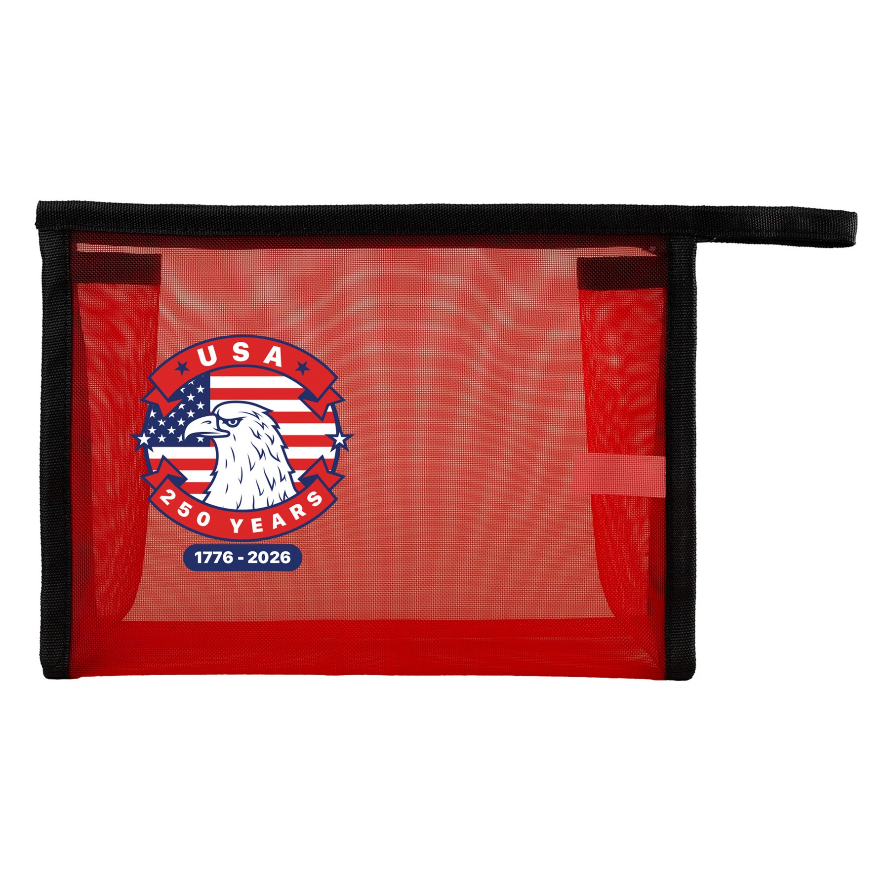 Patriotic Mesh Toiletry Bag 1
