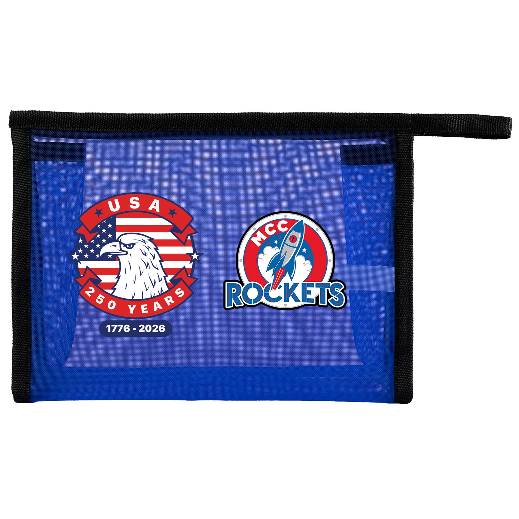 Patriotic Mesh Toiletry Bag 1