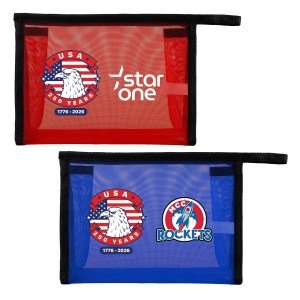 Patriotic Mesh Toiletry Bag 1 Patriotic Mesh Toiletry Bag 1