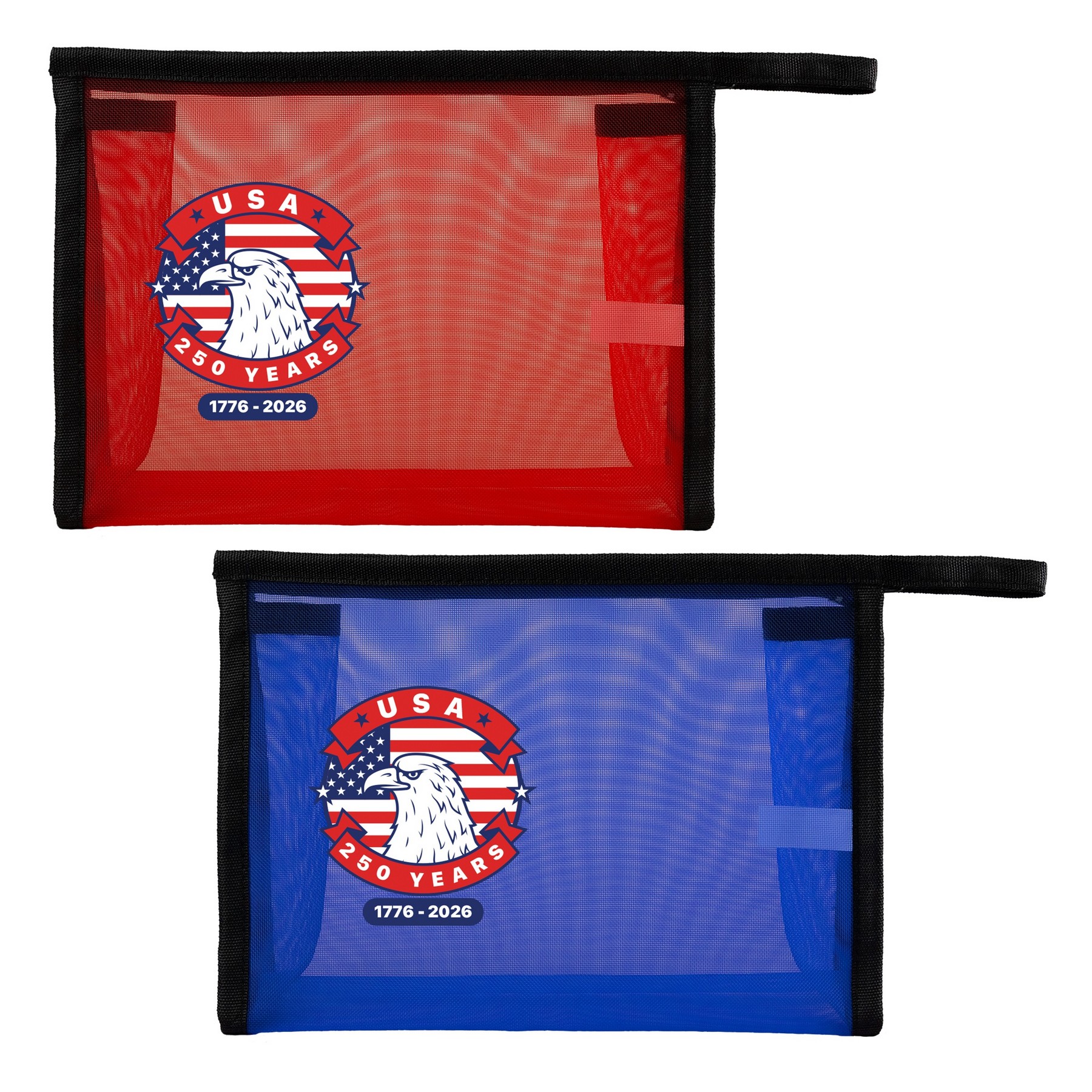 Patriotic Mesh Toiletry Bag 1