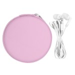 Deluxe Ear Bud Case - pink Deluxe Ear Bud Case - pink