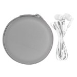 Deluxe Ear Bud Case - silver Deluxe Ear Bud Case - silver