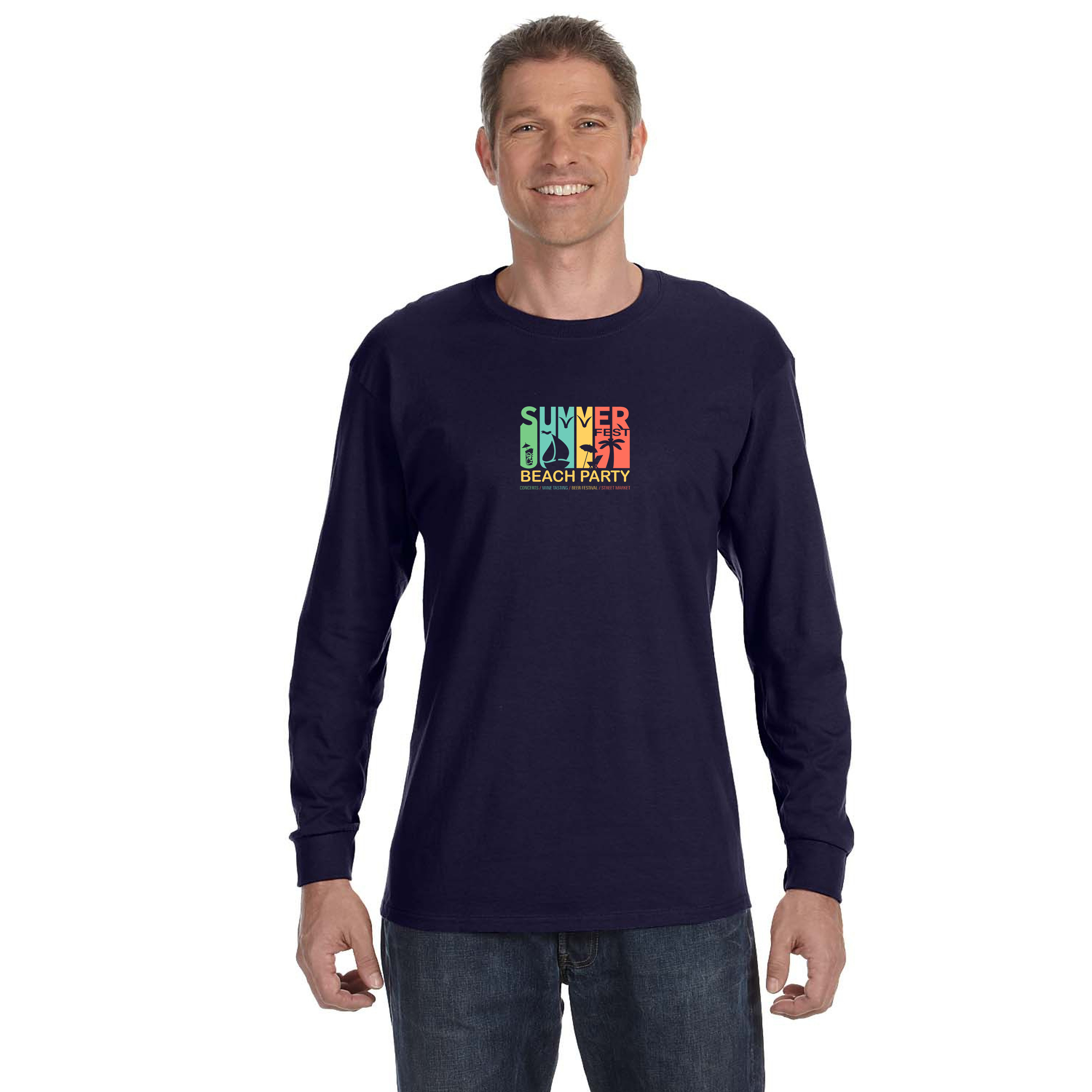 Gildan® Heavy Cotton™ Long Sleeve T-Shirt 1