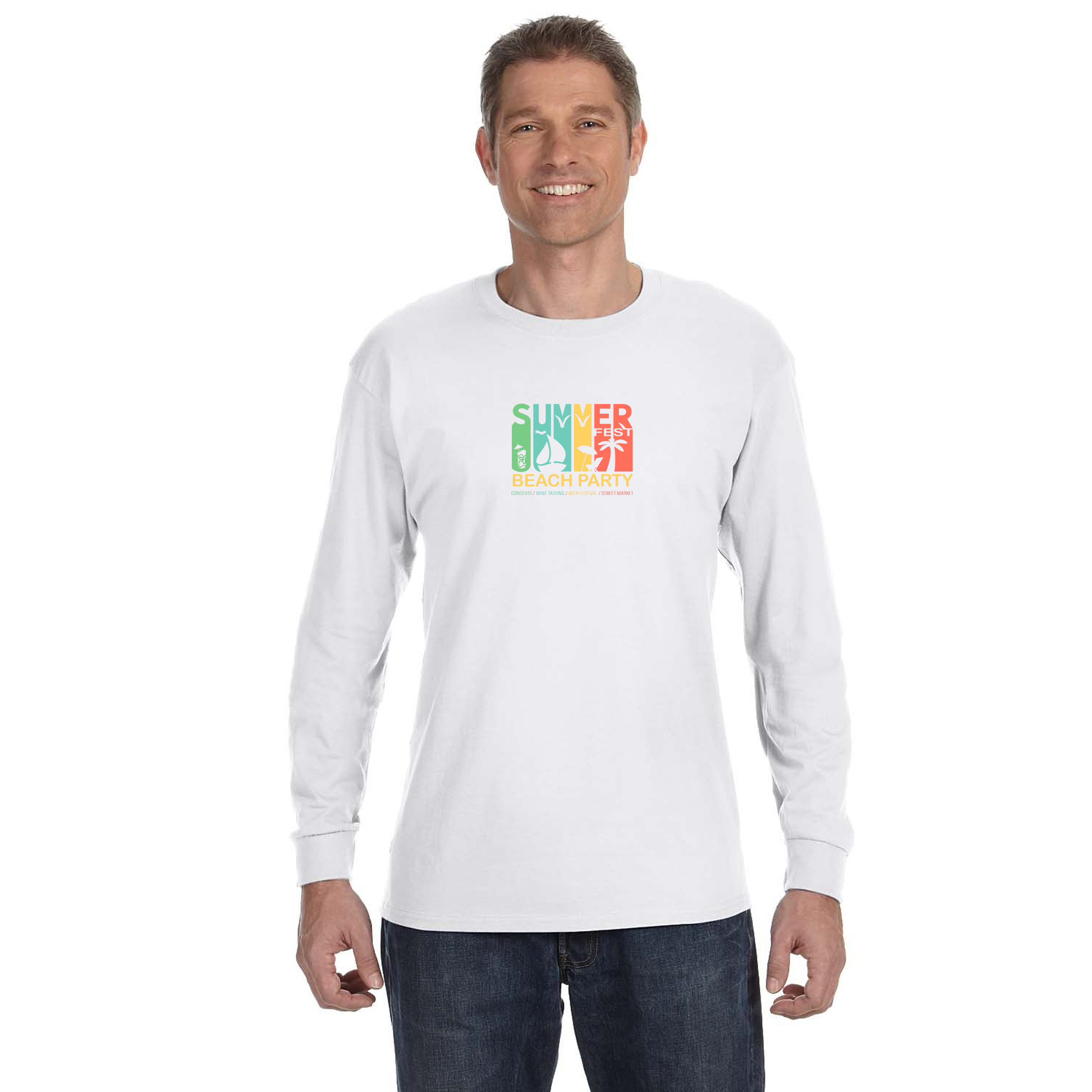 Gildan® Heavy Cotton™ Long Sleeve T-Shirt 1