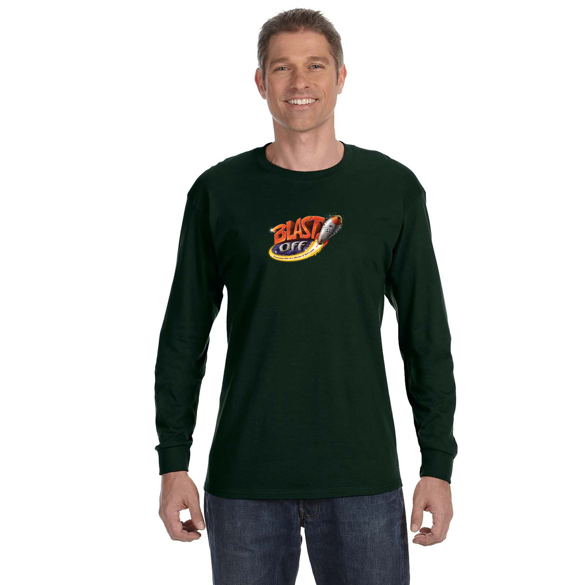 Gildan® Heavy Cotton™ Long Sleeve T-Shirt 1