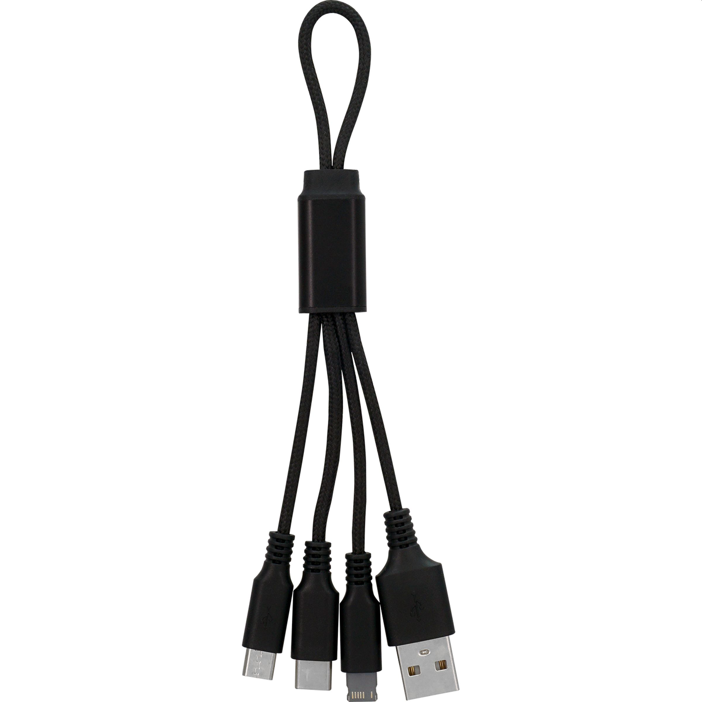 Metallic Loop 3-in-1 Cable with Type C USB 1