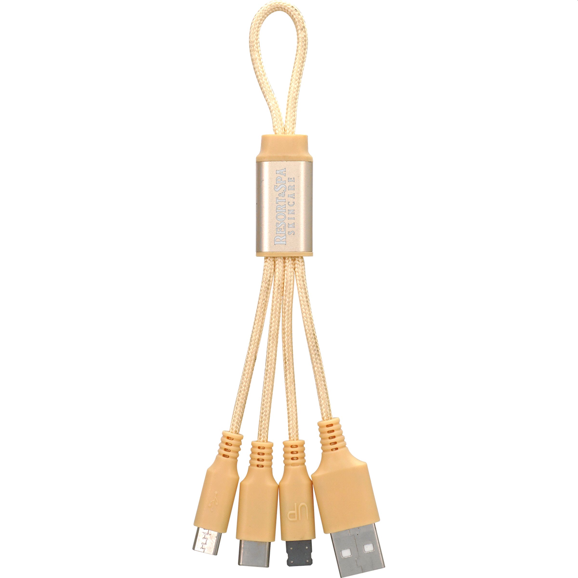 Metallic Loop 3-in-1 Cable with Type C USB 1