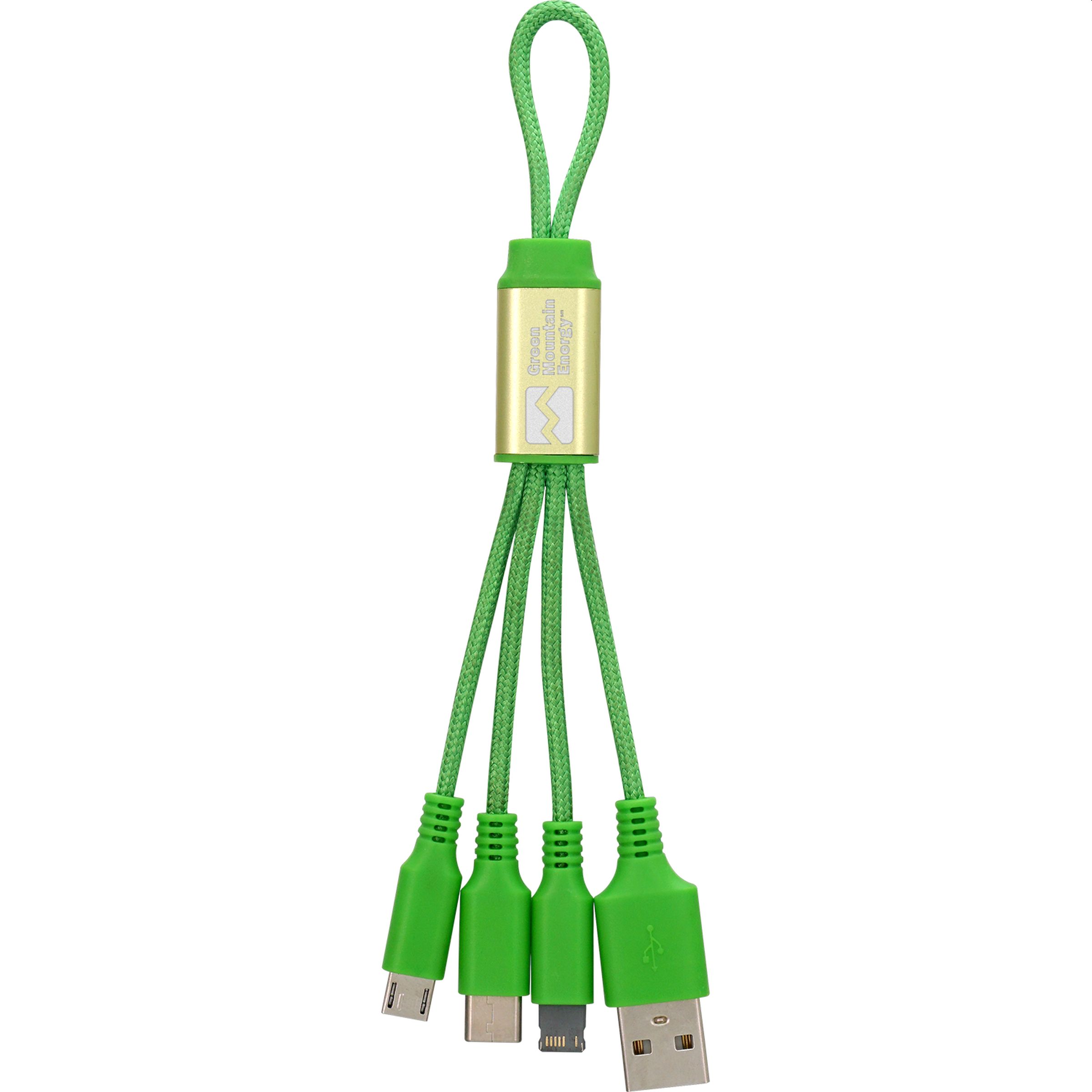 Metallic Loop 3-in-1 Cable with Type C USB 1
