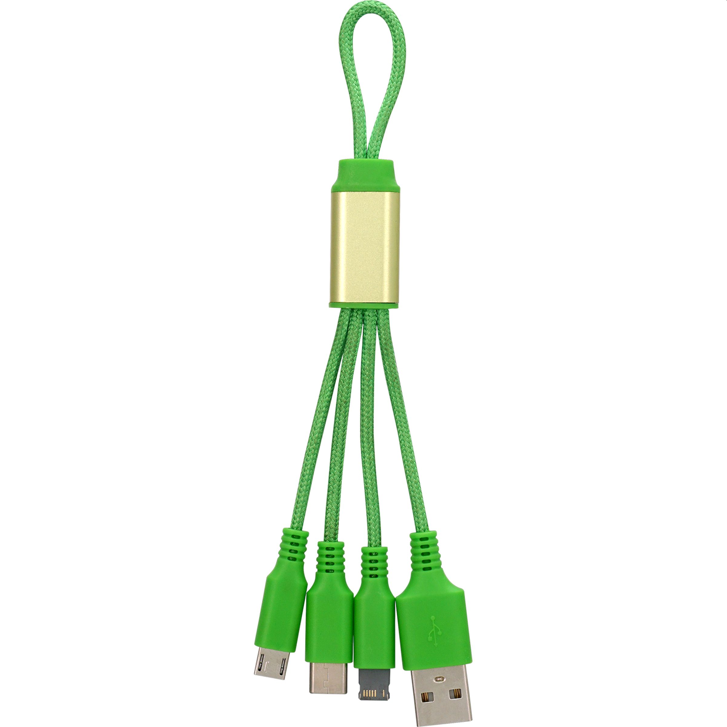 Metallic Loop 3-in-1 Cable with Type C USB 1