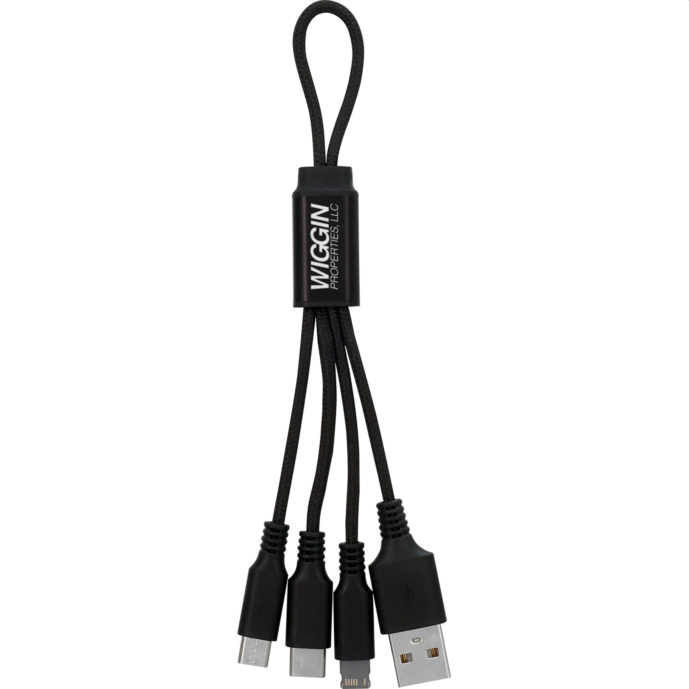 Metallic Loop 3-in-1 Cable with Type C USB 1