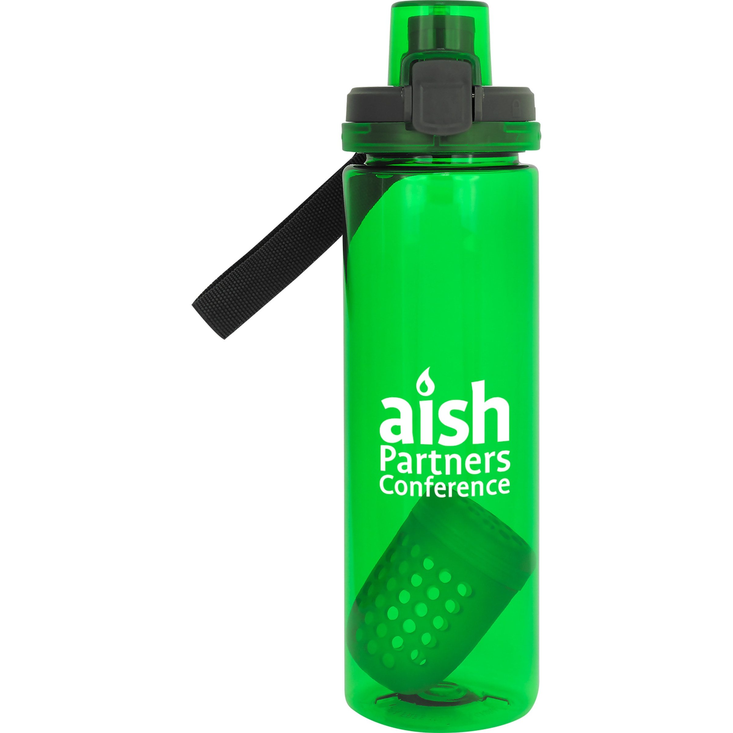 Locking Lid 24 oz. Colorful Bottle with Floating Infuser 1