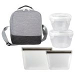 Bay Handy Nested Seal Tight Bagged Lunch Kit - White Bay Handy Nested Seal Tight Bagged Lunch Kit - White