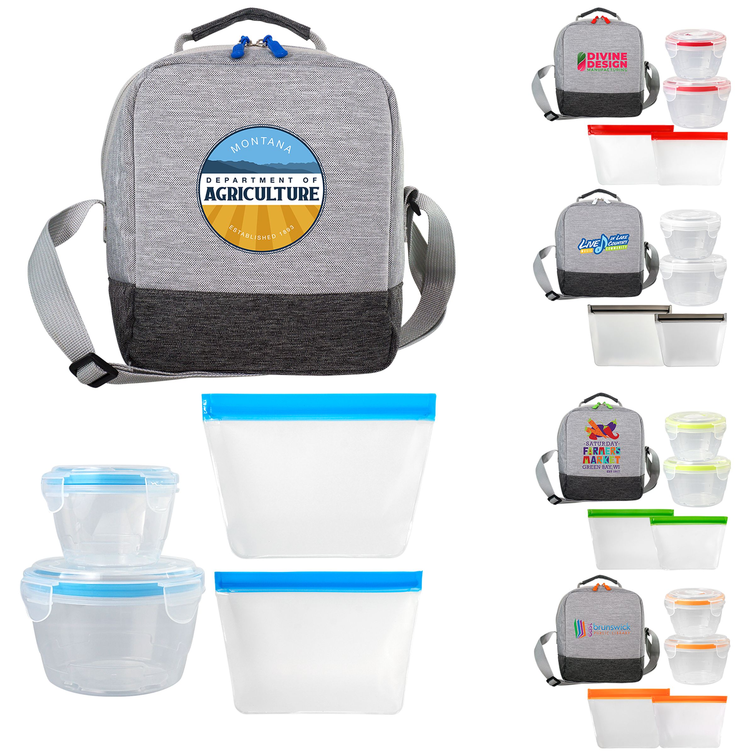 Bay Handy Nested Seal Tight Bagged Lunch Kit 1
