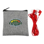 Recycled Ear Bud Set - Red Recycled Ear Bud Set - Red
