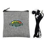 Recycled Ear Bud Set - Black Recycled Ear Bud Set - Black