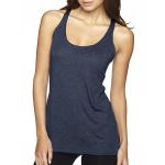 Next Level Ladies' Triblend Racerback Tank - Vintage Navy Blue Next Level Ladies' Triblend Racerback Tank - Vintage Navy Blue