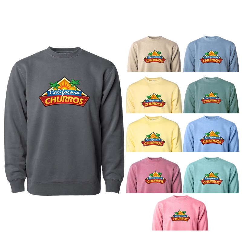 Midweight Pigment Dyed Crew Neck 1 Midweight Pigment Dyed Crew Neck 1