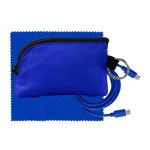 Zip Around C to C Cable & Cloth Set - Blue Zip Around C to C Cable & Cloth Set - Blue