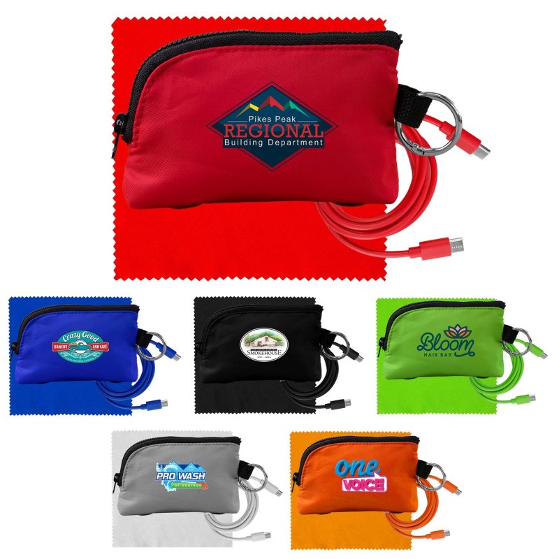 Zip Around C to C Cable & Cloth Set 1 Zip Around C to C Cable & Cloth Set 1