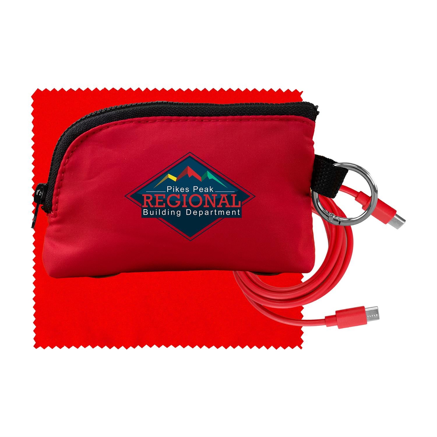 Zip Around C to C Cable & Cloth Set 1