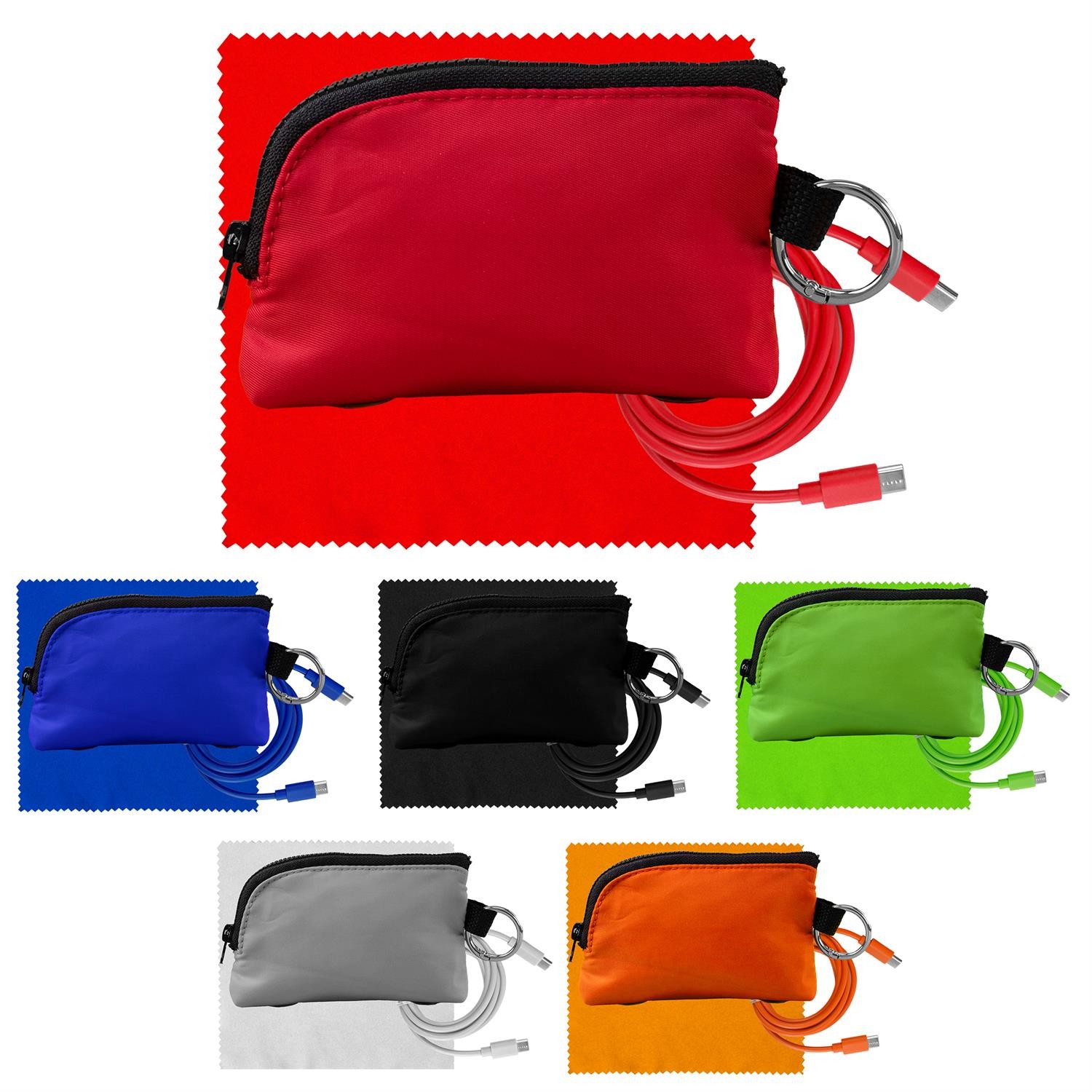 Zip Around C to C Cable & Cloth Set 1