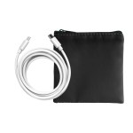 Colorful RPET 6' C to C Cable Set - Black Blank Colorful RPET 6' C to C Cable Set - Black Blank