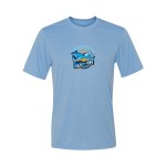 Hanes Unisex Cool DRI® Performance T-Shirt - Light Blue Logo Hanes Unisex Cool DRI® Performance T-Shirt - Light Blue Logo