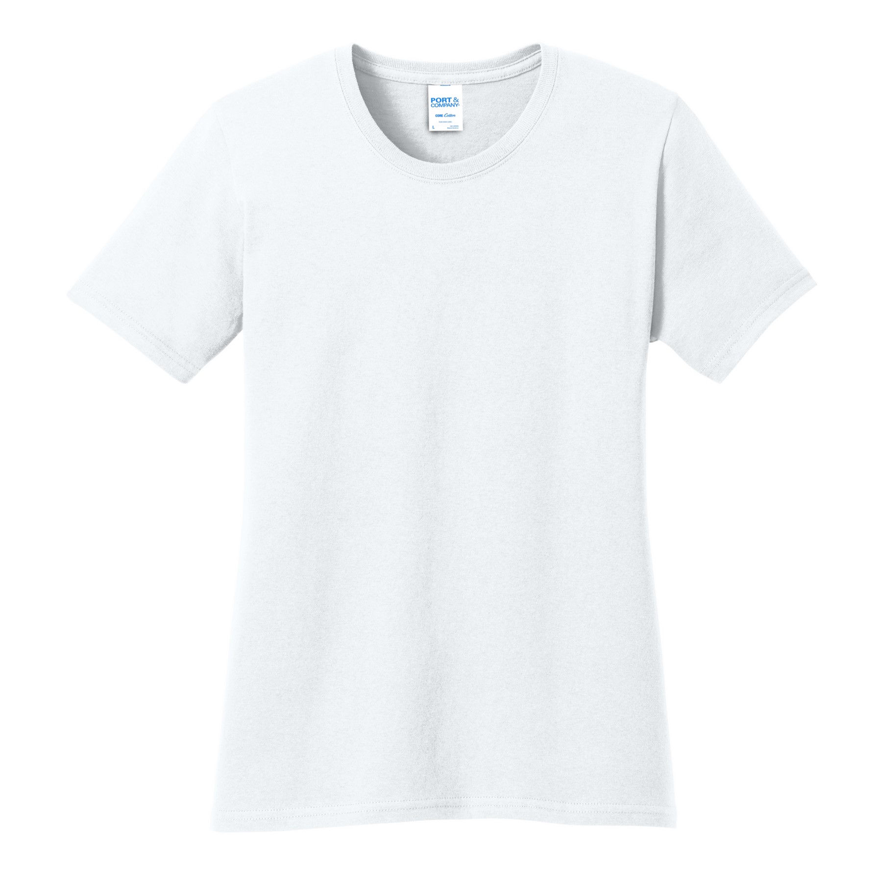 Port & Co® Women's Core Cotton Tee 1